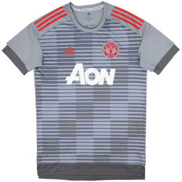 2017-18 Manchester United adidas Training Shirt - 9/10 - (M)