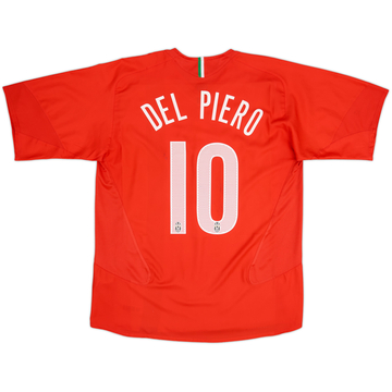 2005-06 Juventus Away Shirt Del Piero #10 - 5/10 - (L)