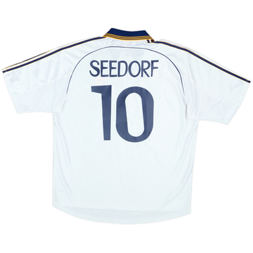 1998-00 Real Madrid Home Shirt Seedorf #10 - 8/10 - (XXL)