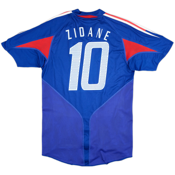 2004-06 France Home Shirt Zidane #10 - 9/10 - (S)