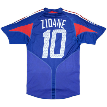 2004-06 France Home Shirt Zidane #10 - 9/10 - (S)