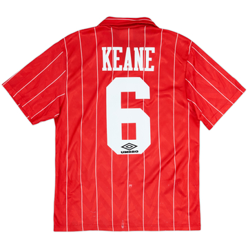 1992-94 Nottingham Forest Home Shirt Keane #6 - 6/10 - (S)