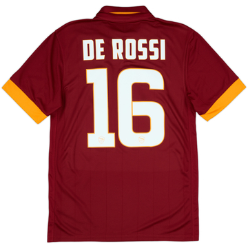 2014-15 Roma Home Shirt De Rossi #16 - 10/10 - (S)
