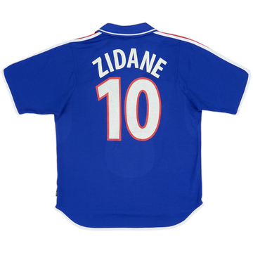 2000-02 France Home Shirt Zidane #10 - 5/10 - (L)