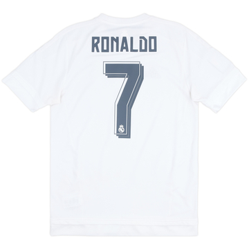 2015-16 Real Madrid Home Shirt Ronaldo #7 - 8/10 - (M)