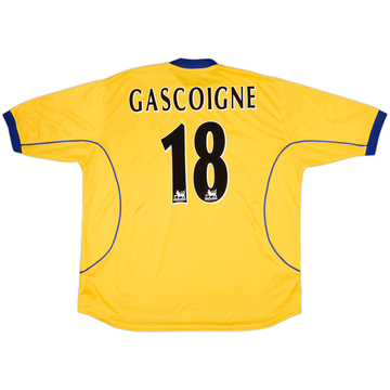 2000-01 Everton Away Shirt Gascoigne #18 - 7/10 - (XXL)