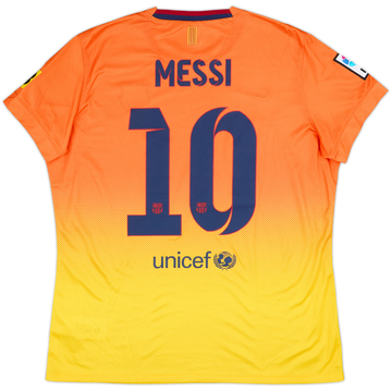 2012-13 Barcelona Away Shirt Messi #10 - 10/10 - (Women's XL)