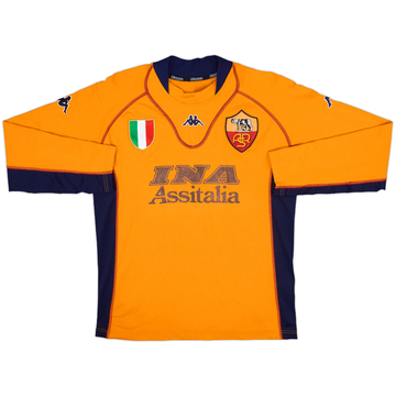 2001-02 Roma Fourth L/S Shirt - 4/10 - (M)