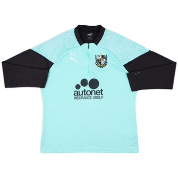 2022-23 Port Vale Staff Issue 1/4 Zip Training Top AI - 6/10 - (L)