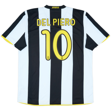 2008-09 Juventus Home Shirt Del Piero #10 - 10/10 - (XL)
