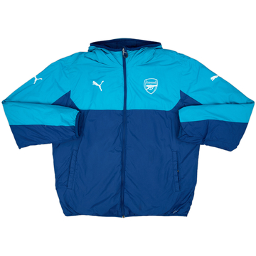 2014-15 Arsenal Puma Reversible Padded Bench Coat - 7/10 - (M)