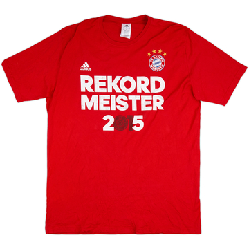 2014-2015 Bayern Munich adidas Rekord Meister 2015 Graphic Tee - 8/10 - (3XL)