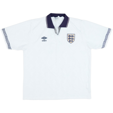 1990-92 England Home Shirt - 6/10 - (L)