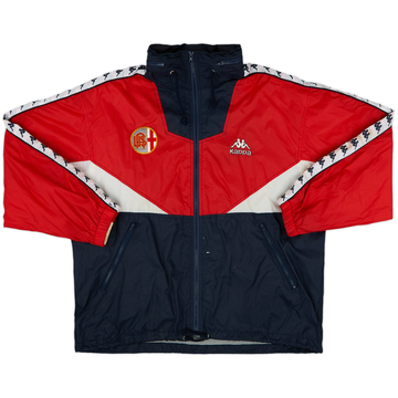 1991-92 Alessandria Kappa Hooded Rain Jacket - 8/10 - (L)