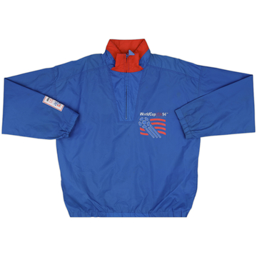 1994 World Cup USA 94 Apex 1/4 Zip Rain Jacket - 8/10 - (M)