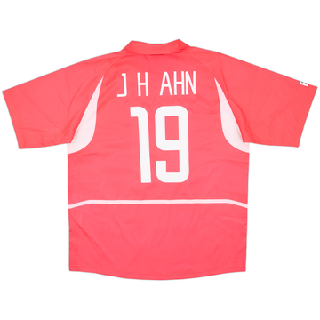 2002-03 South Korea Home Shirt J.H.Ahn #19 - 8/10 - (XL)
