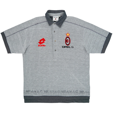 1995-96 AC Milan Lotto Polo Shirt - 7/10 - (XL)