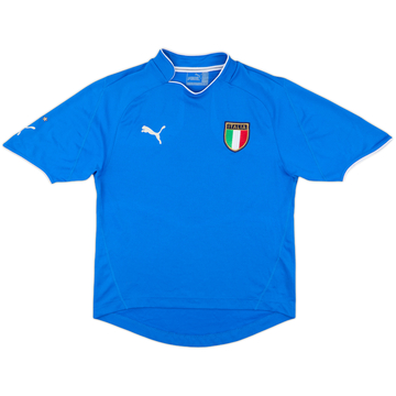 2003-04 Italy Home Shirt - 8/10 - (XL.Boys)