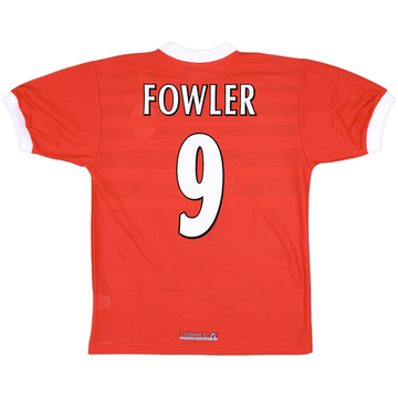 1998-00 Liverpool Home Shirt Fowler #9 (M)