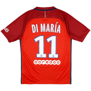 2016-17 Paris Saint-Germain Away Shirt Di Maria #11 - 8/10 - (S)