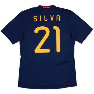 2010-11 Spain Away Shirt Silva #21 - 10/10 - (L)