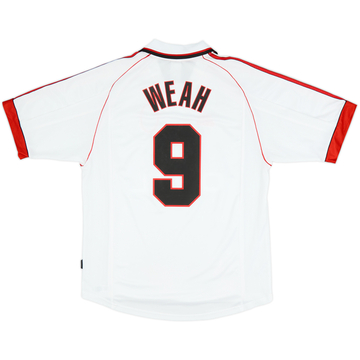 1998-99 AC Milan Away Shirt Weah #9 - 8/10 - (L)