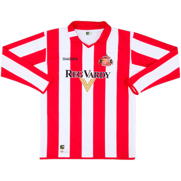 2004-05 Sunderland Home L/S Shirt - 8/10 - (XL.Boys)