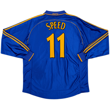 1998-99 Newcastle Away L/S Shirt Speed #11 - 8/10 - (XXL)