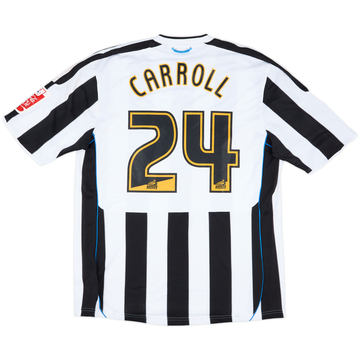 2009-10 Newcastle Player Issue Home Shirt Carroll #24 - 6/10 - (XL)