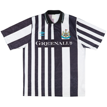 1990-91 Newcastle United Home Shirt - 7/10 - (L)