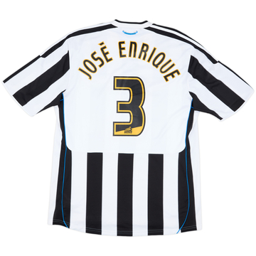 2009-10 Newcastle 'The Sir Bobby Robson Foundation' Home Shirt Jose Enrique #3 - 8/10 - (L)