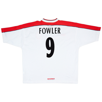 1998-99 Liverpool Away Shirt Fowler #9 - 8/10 - (XXL)