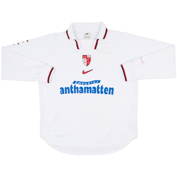 1998-00 FC Sion Player Issue Home L/S Shirt - 7/10 - (XL)