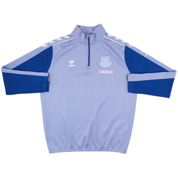 2022-23 Everton Hummel 1/4 Zip Track Jacket - 8/10 - (XL)