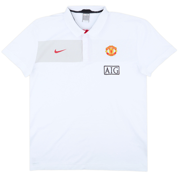 2009-10 Manchester United Nike Polo Shirt - 7/10 - (XXL)