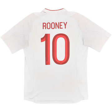 2012-13 England Home Shirt Rooney #10 - 7/10 - (M)