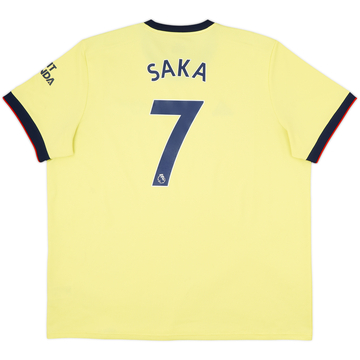 2021-22 Arsenal Away Shirt Saka #7 - 6/10 - (3XL)