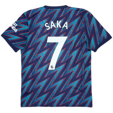 2021-22 Arsenal Third Shirt Saka #7 - 8/10 - (S)