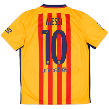 2015-16 Barcelona Away Shirt Messi #10 - 8/10 - (L)