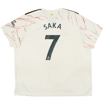 2020-21 Arsenal Away Shirt Saka #7 - 6/10 - (3XL)