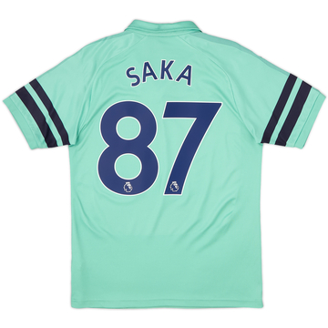 2018-19 Arsenal Third Shirt Saka #87 - 9/10 - (S)