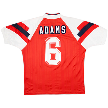 1992-94 Arsenal Home Shirt Adams #6 - 8/10 - (M/L)