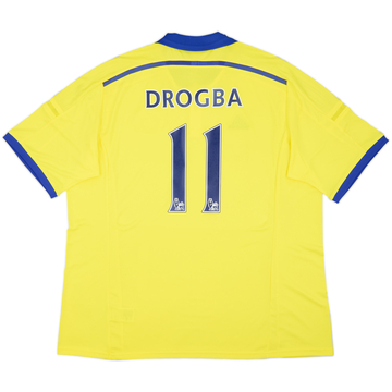 2014-15 Chelsea Away Shirt Drogba #11 (XXL)