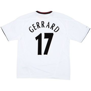2003-04 Liverpool Away Shirt Gerrard #17 (L)