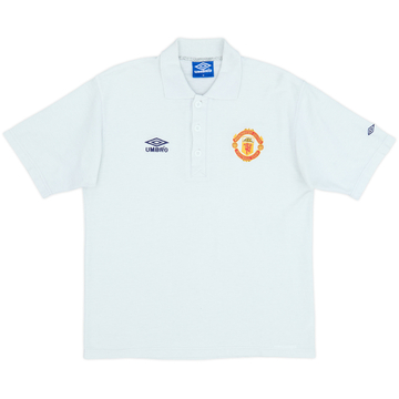 1998-99 Manchester United Umbro Polo Shirt - 8/10 - (M)