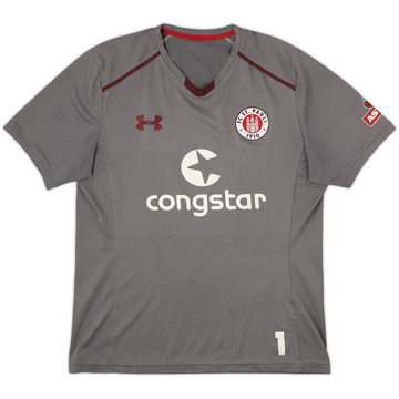 2017-18 St Pauli Under Armour Player Issue Training Shirt #1 - 5/10 - (L)