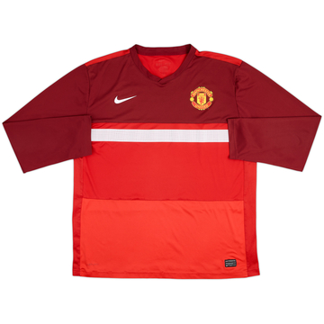 2011-12 Manchester United Nike Training L/S Shirt - 4/10 - (XL)