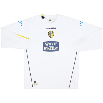 2004-05 Leeds United Home L/S Shirt - 8/10 - (L)