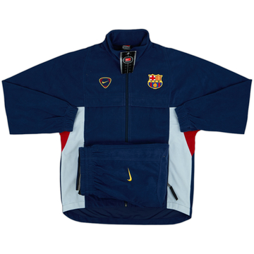 2000-01 Barcelona Nike Tracksuit (L.Boys)