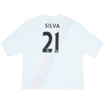 2009-11 Manchester City Third L/S Shirt Silva #21 (3XL)